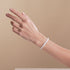 Pierre de lune | Argent sterling 925 | Bracelet en pierre précieuse en forme de champignon en verre Firefly